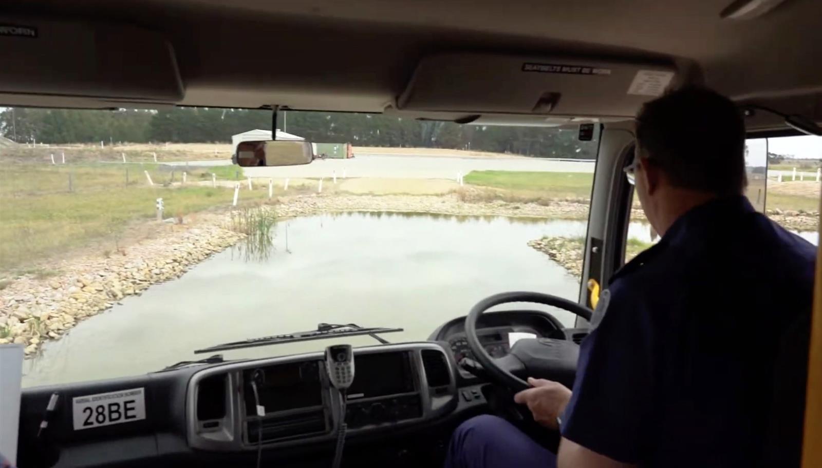 DCO Rohan Luke in the water at VEMTC West Sale