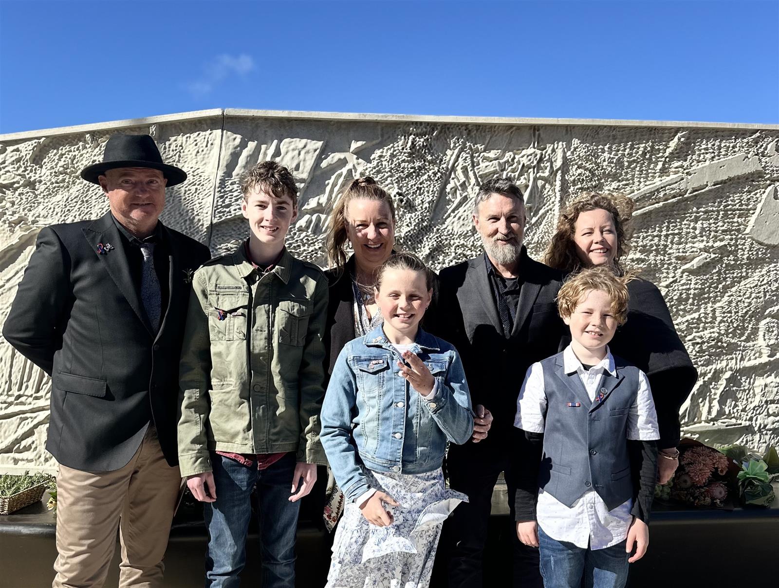 Garry Mallen's family received a Memorial Medallion