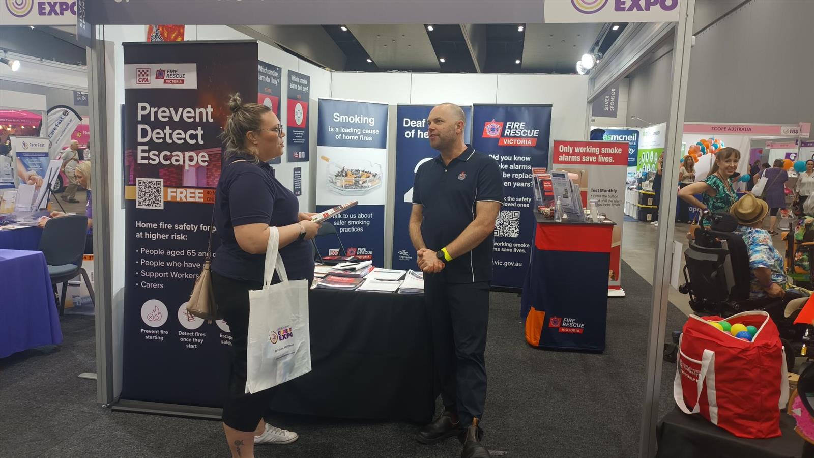Talking about home fire safety