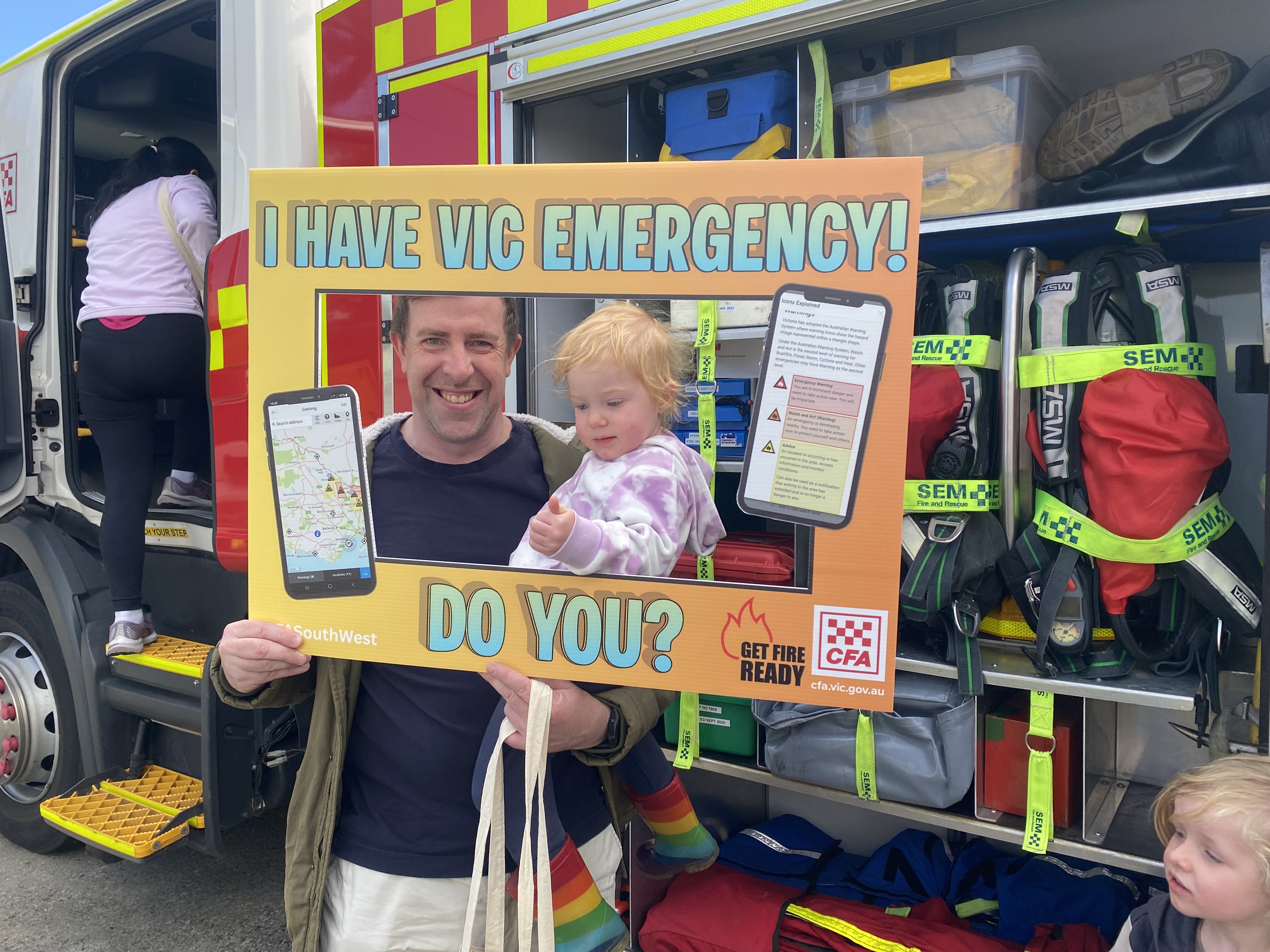 Highton Fire Brigade Get Fire Ready event - I have the VicEmergency App. Do you?