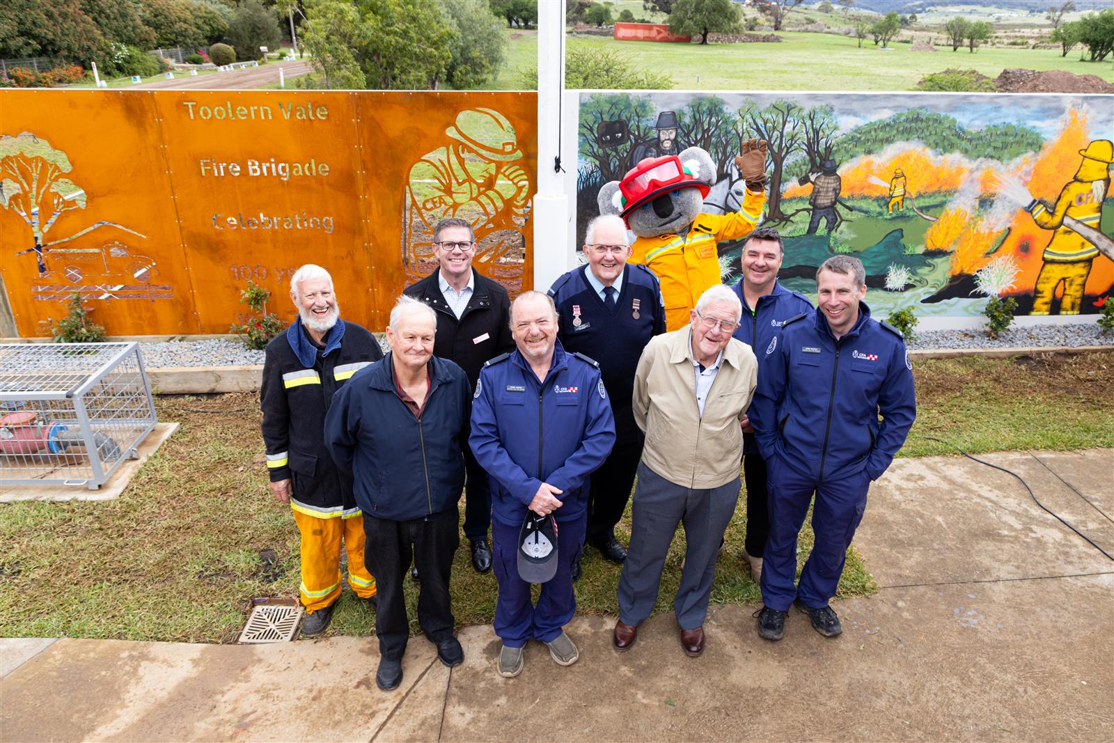 The community event saw the unveiling of a new mural. Image: Uniform Photography