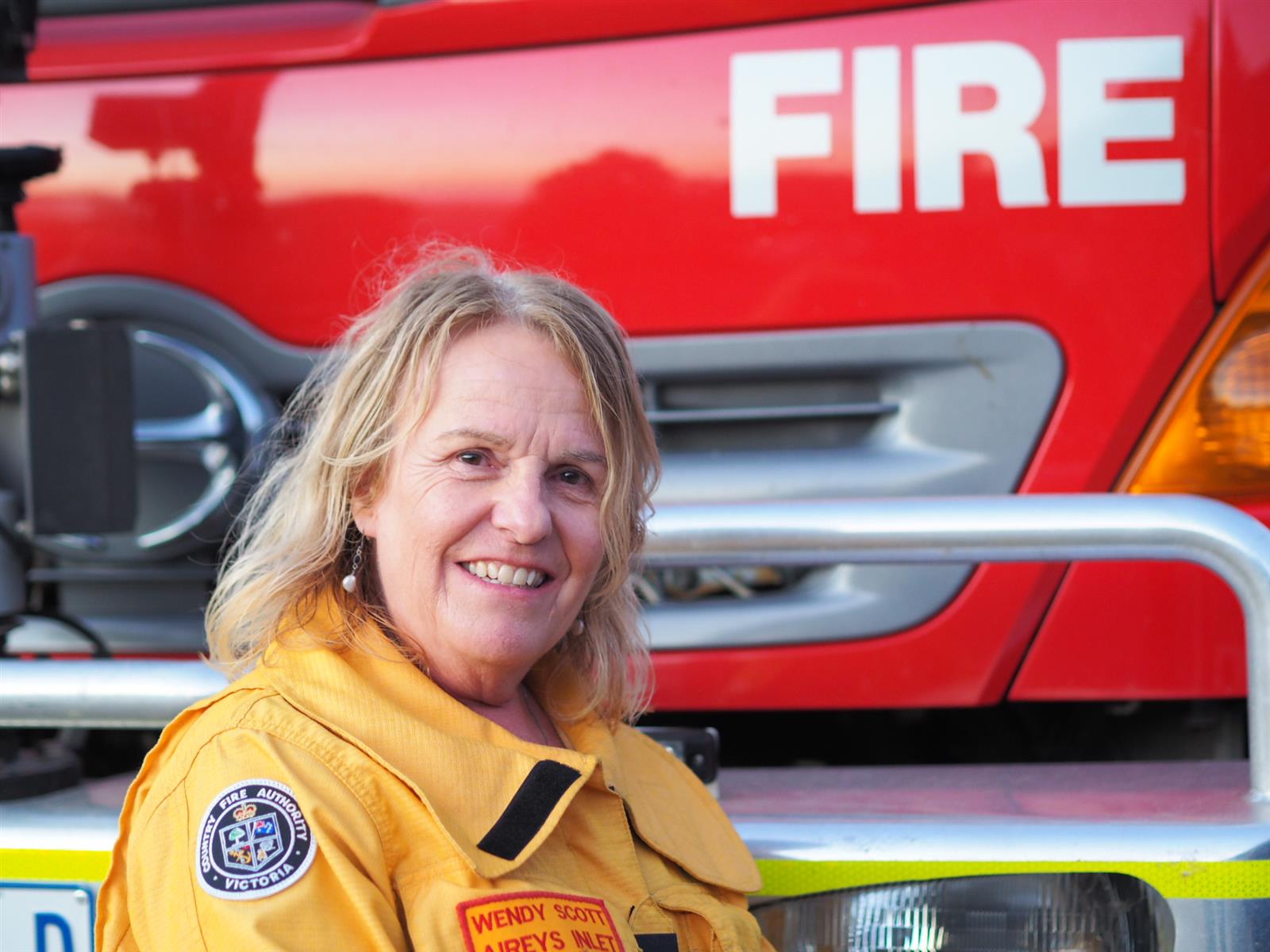 Wendy Scott, firefighter, Aireys Inlet Fire Brigade