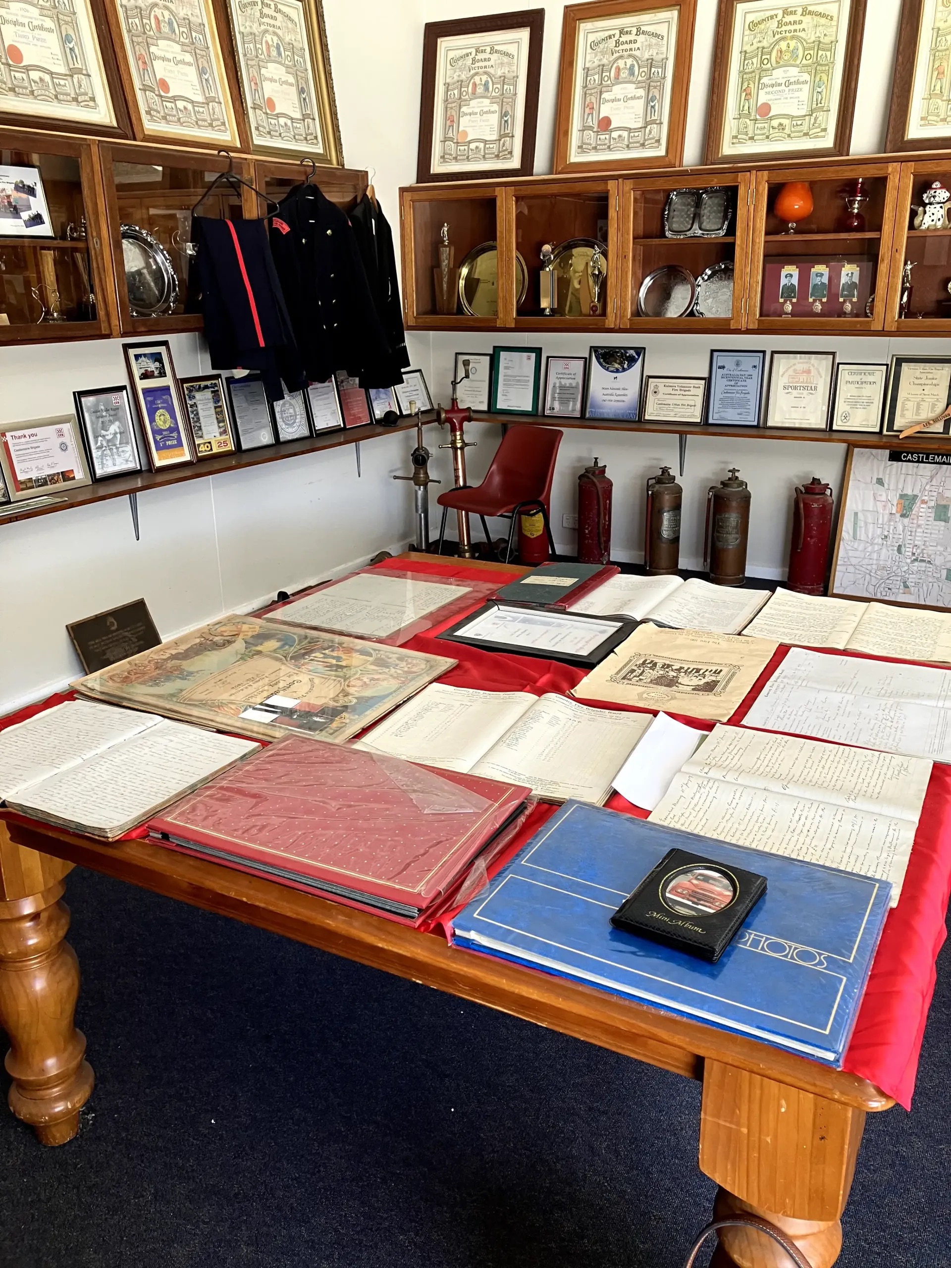 Despite the large amounts on display, there are still decades of records yet to be catalogued. Picture: Supplied