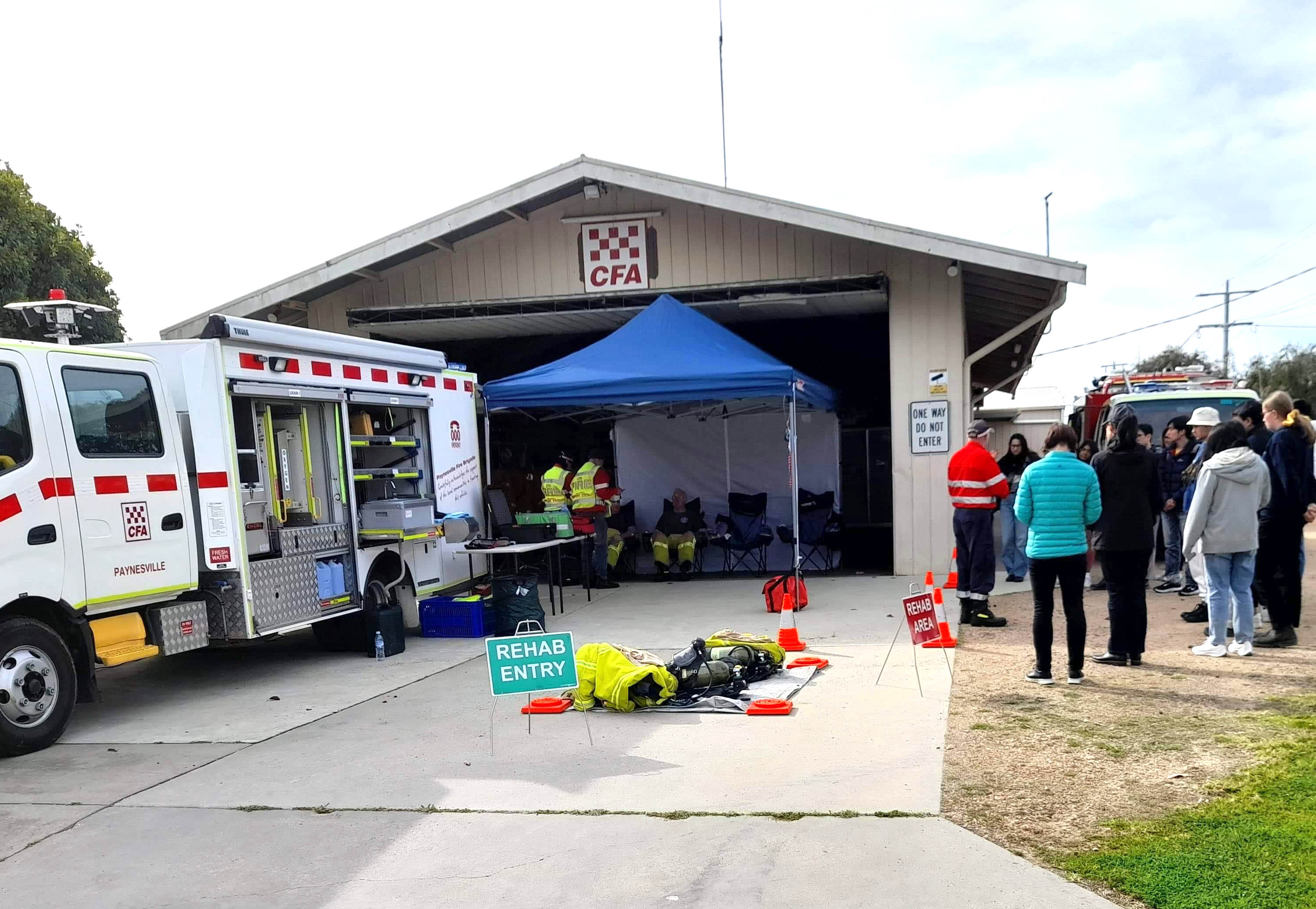 Monash students learn about rehab