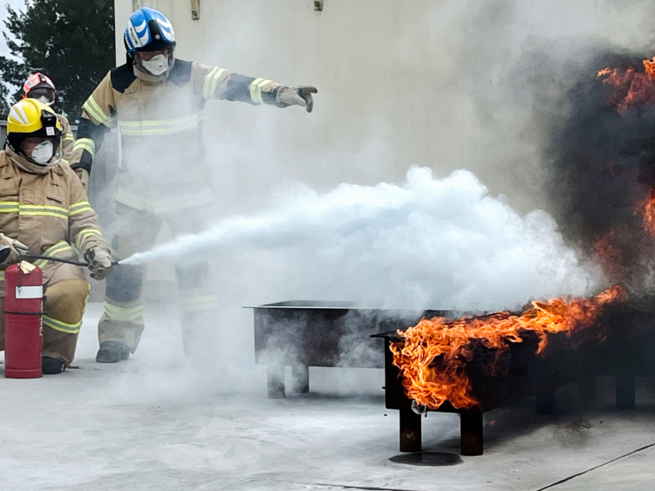 Fire extinguisher training