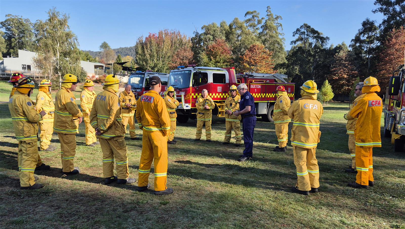Triangle Brigades combined training. Photo supplied by Paul Denham