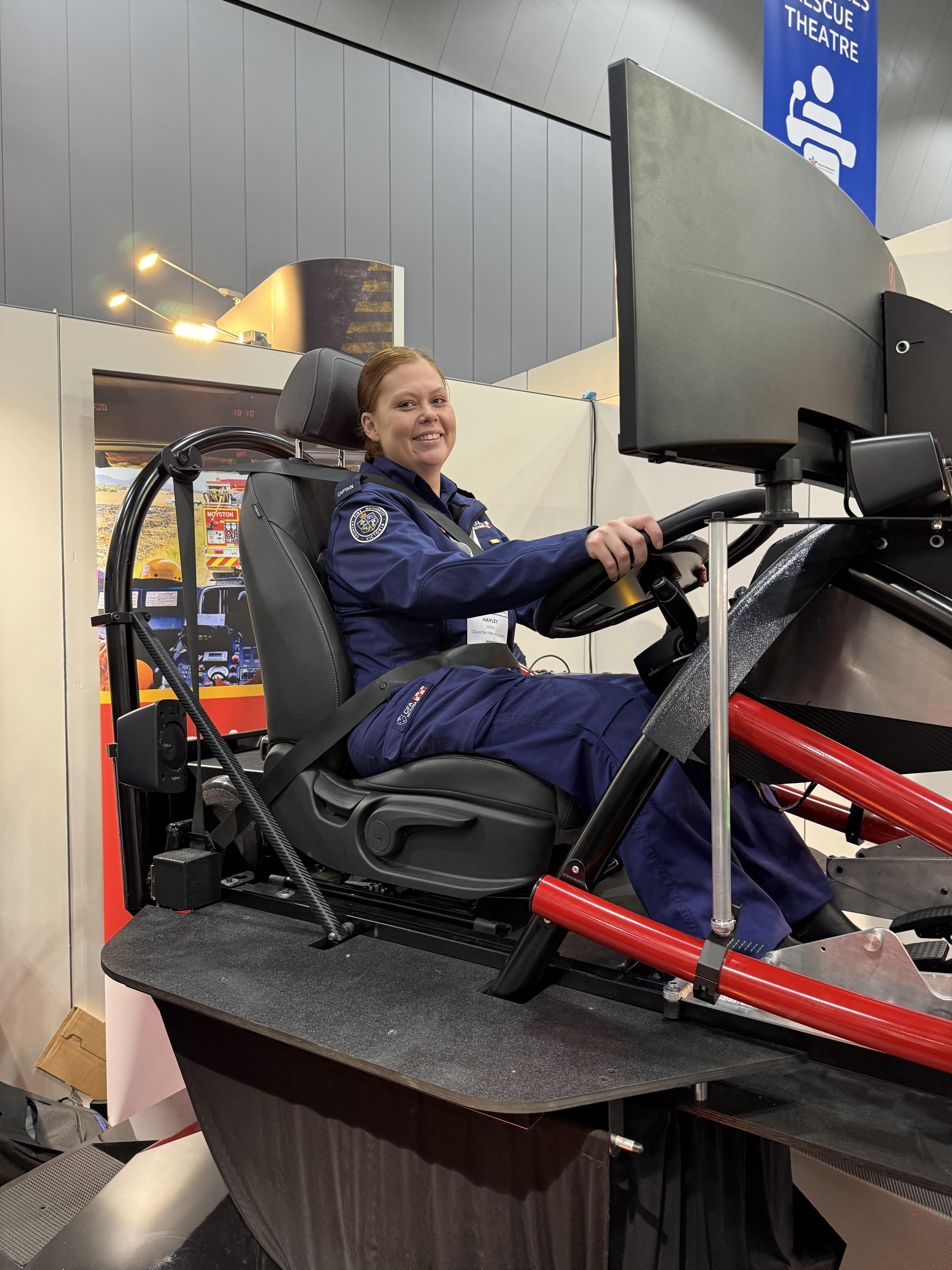 Hayley King Captain of Yallourn North Fire Brigade