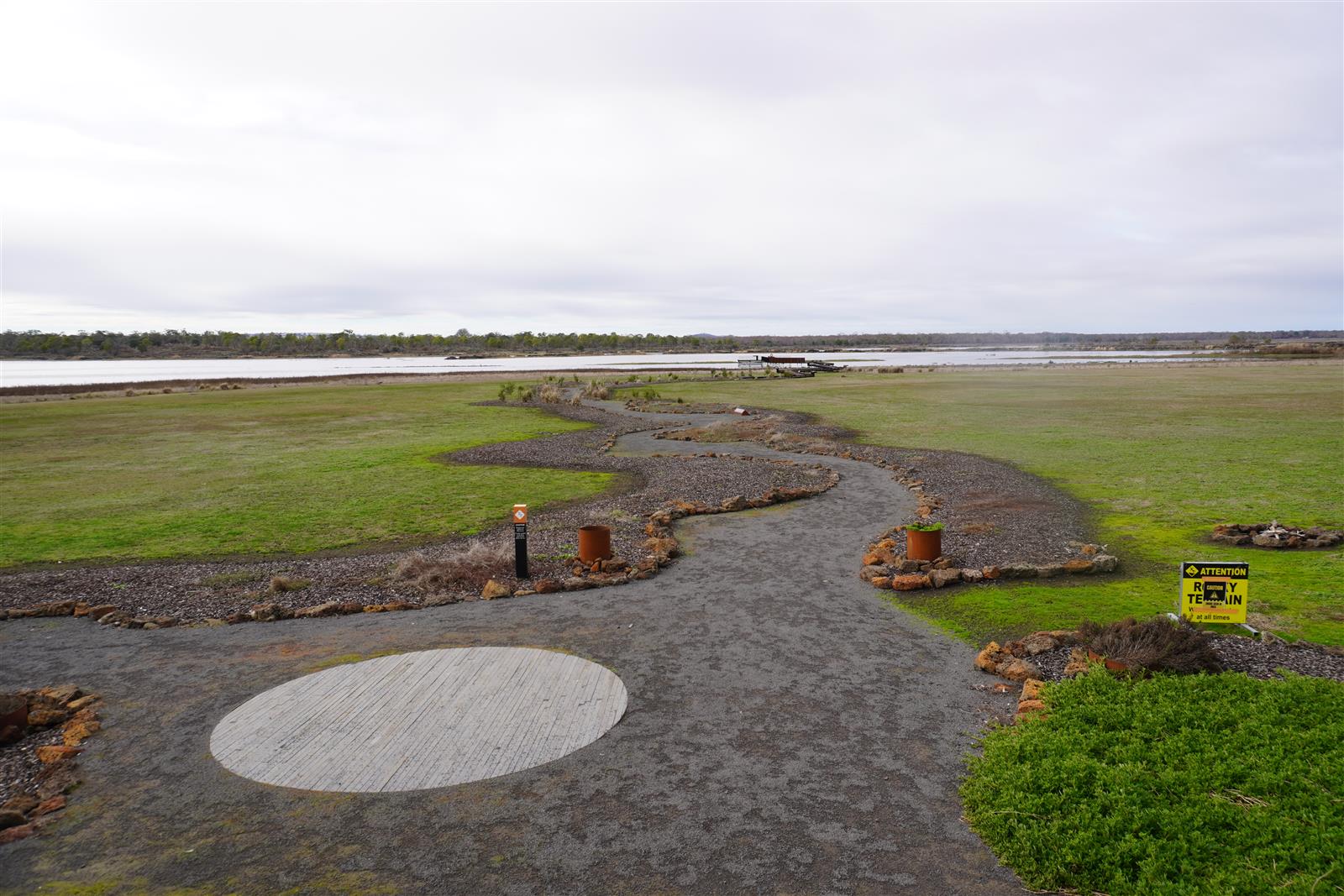 The track to Lake Condah
