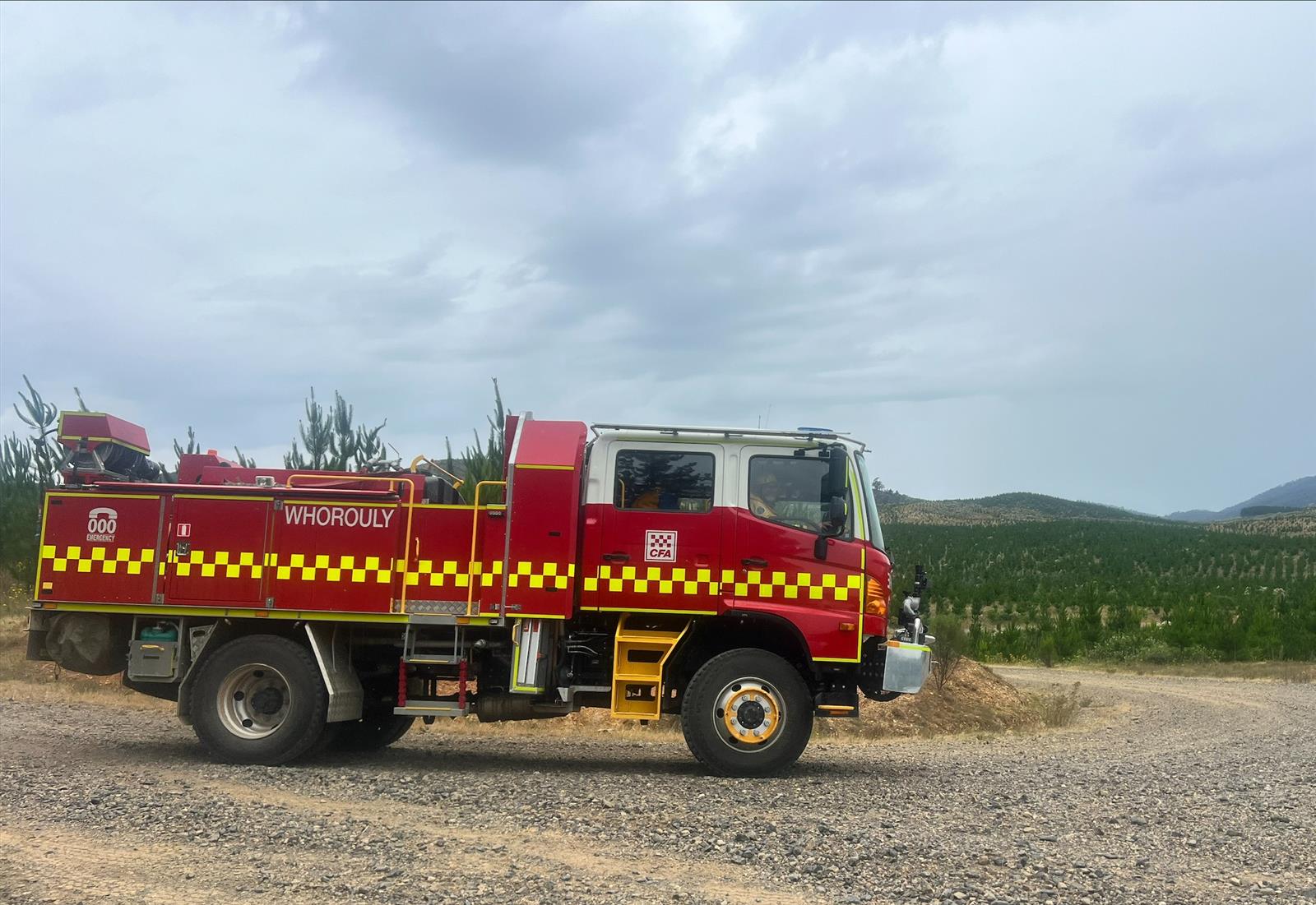 Whorouly tanker and crew making their way around the exercise