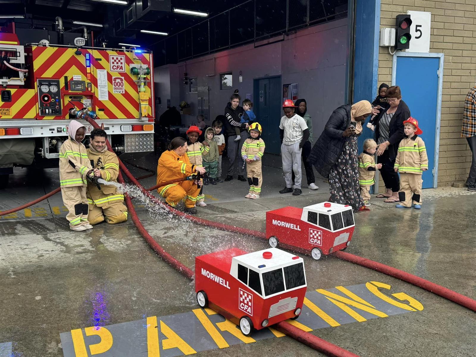 Mini Fire Truck races