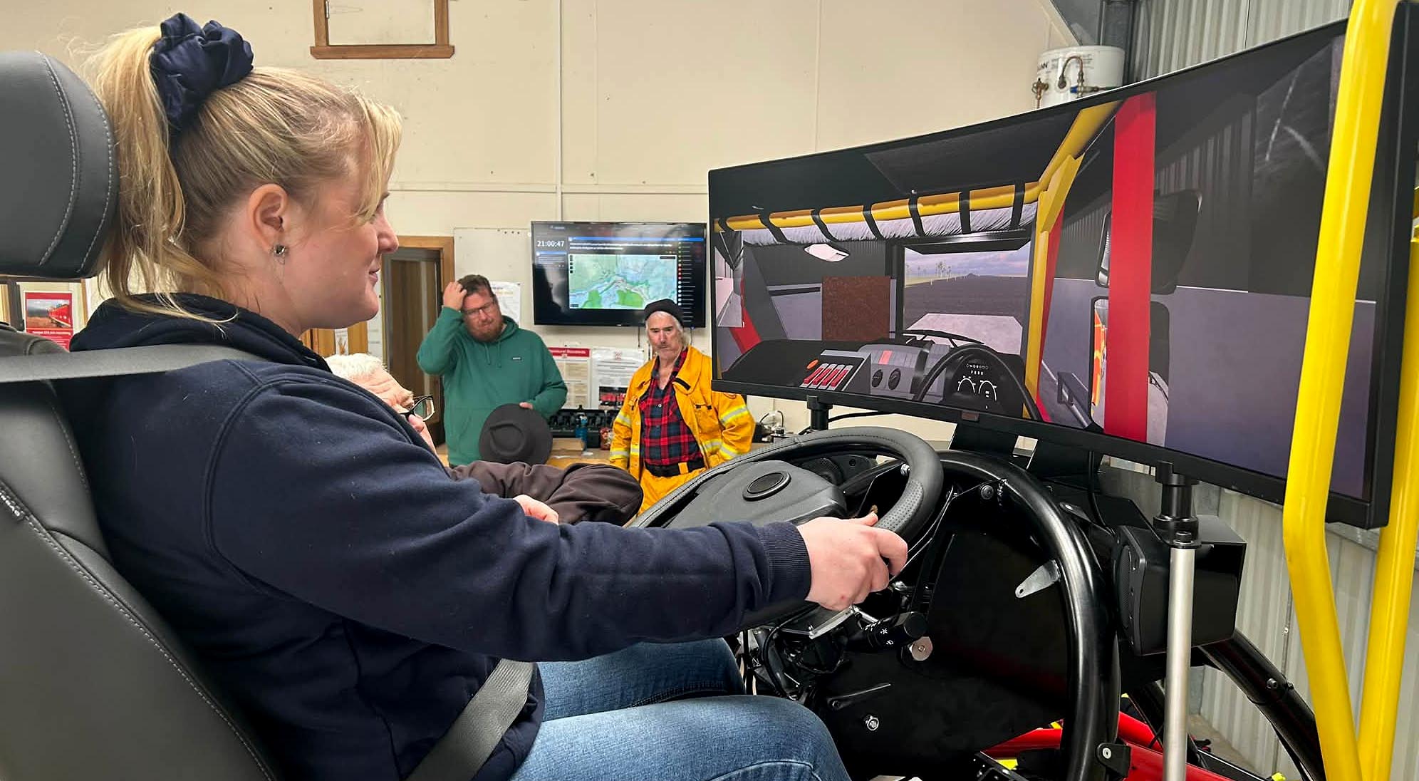 Using the driving simulator