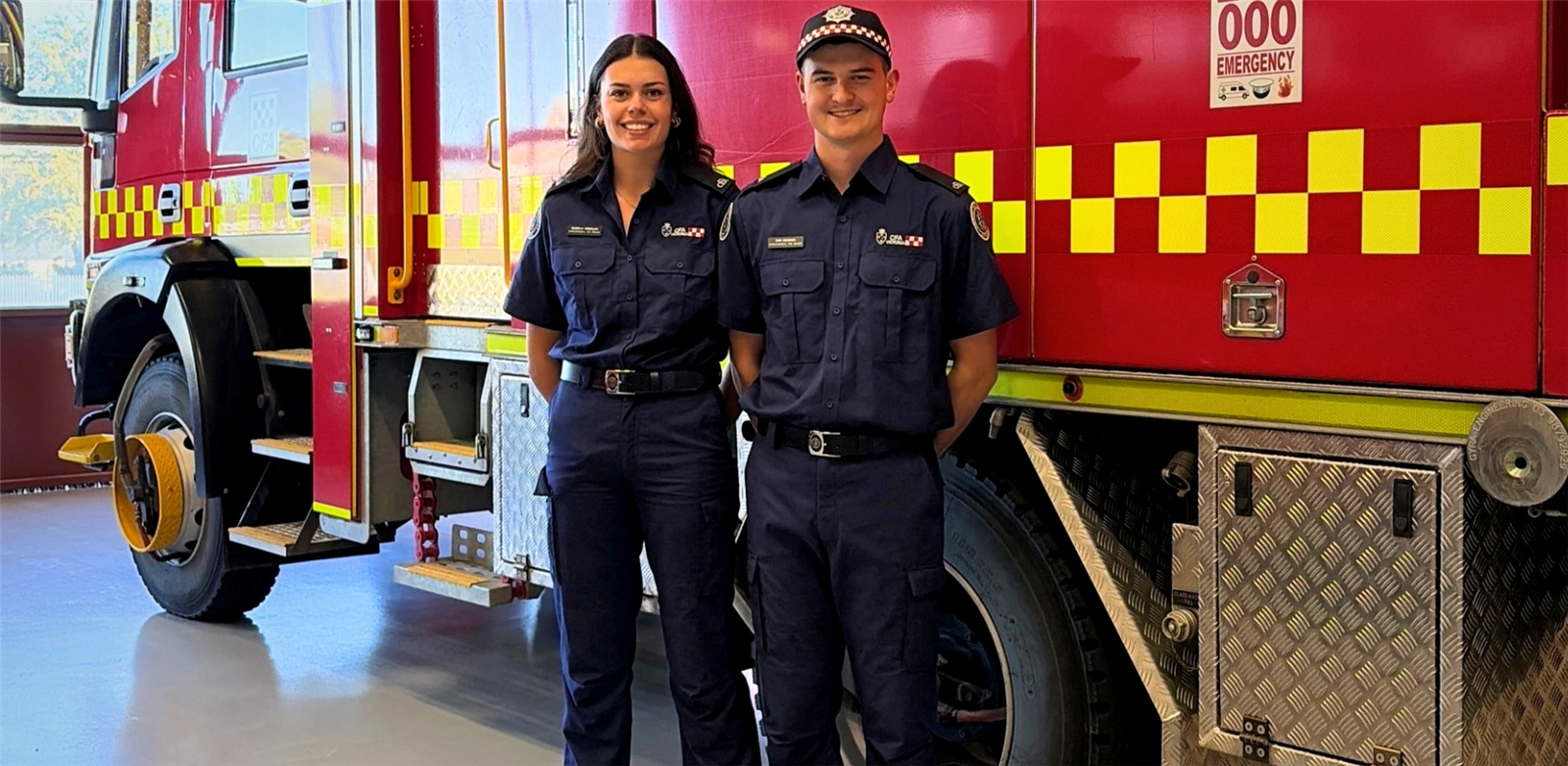 Isabella Orszulak and Sam Goodwin