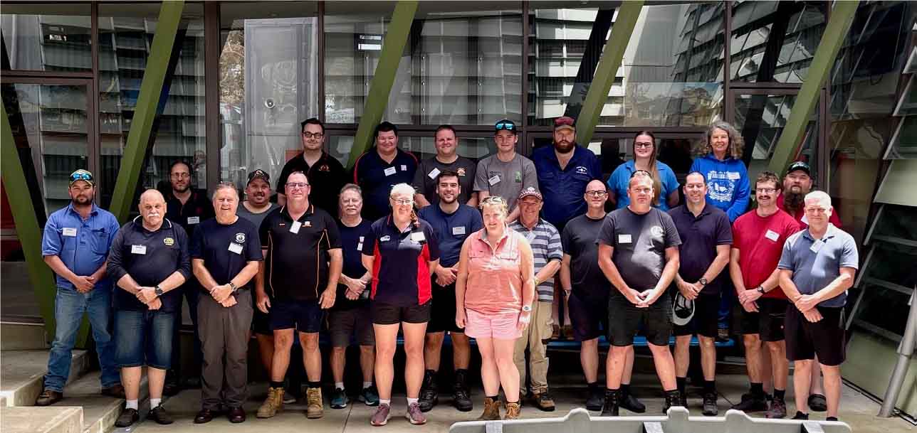 Participants in the first Fireline Leadership Course