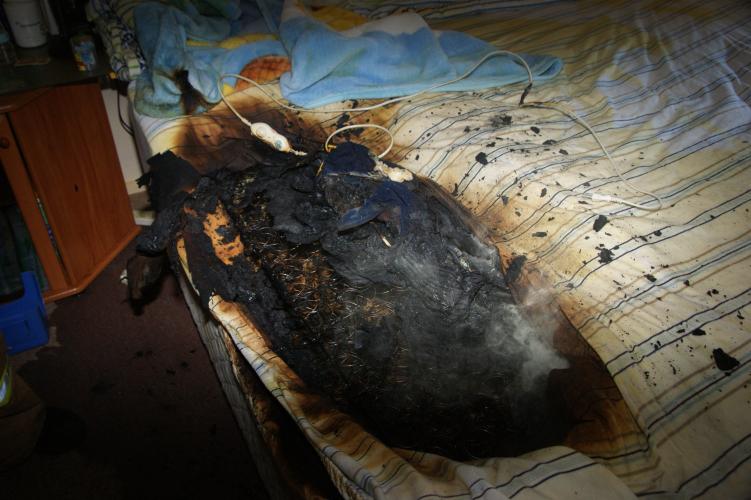 Burnt bed