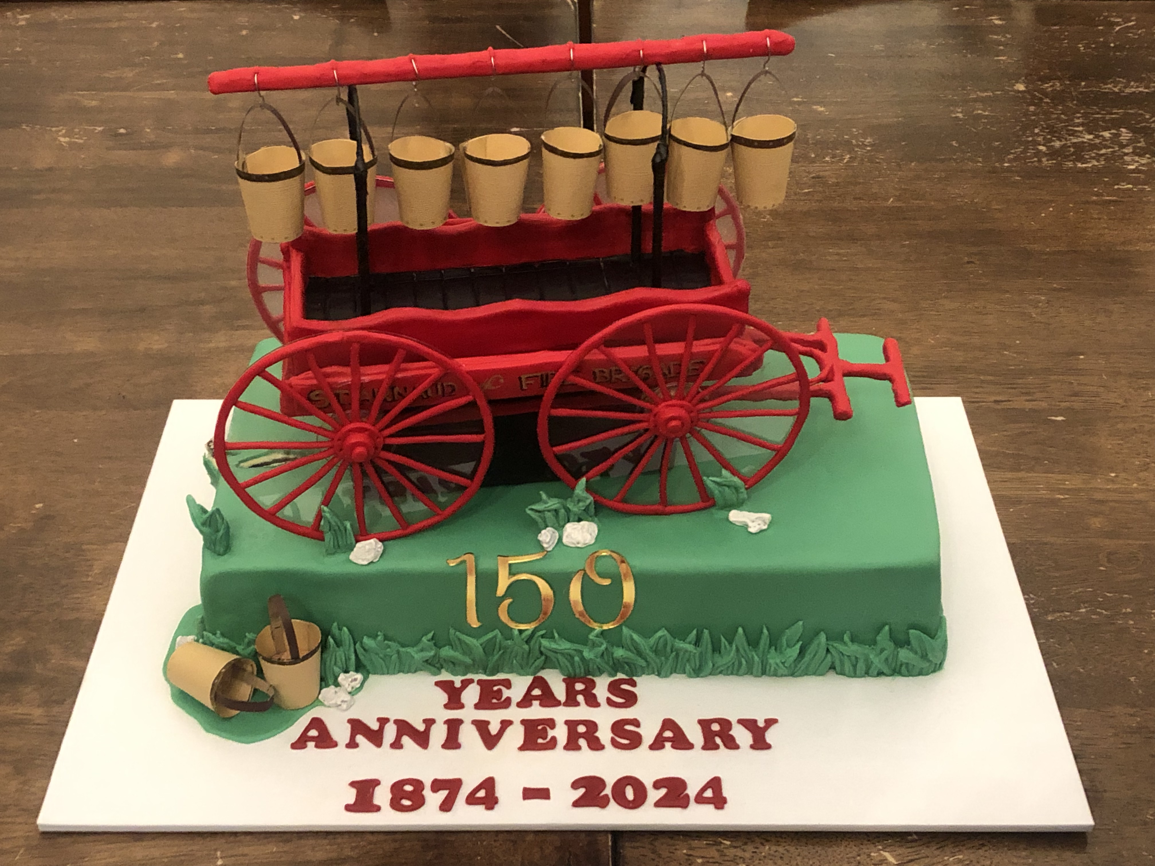 A fitting cake for the occasion