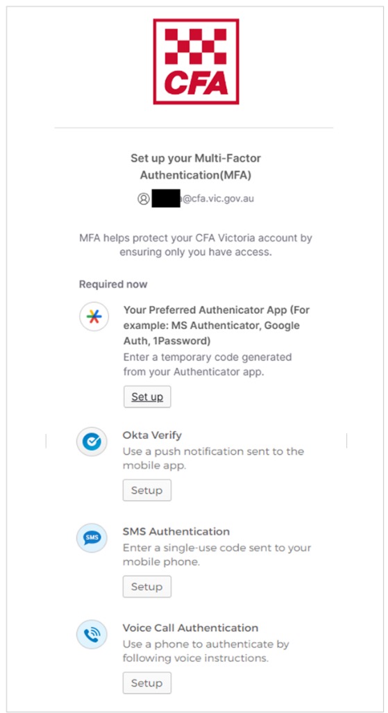 MFAselection
